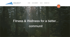 Desktop Screenshot of elevationcorporatehealth.com