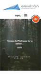 Mobile Screenshot of elevationcorporatehealth.com